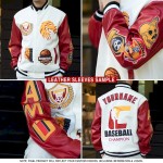 Custom Black Old Gold-Crimson Bomber Full-Snap Varsity Letterman Two Tone Jacket