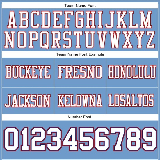 Custom Light Blue White Royal-Red Mesh Authentic Football Jersey